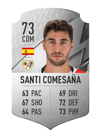 Santi Comesaña Rare 73 OVR