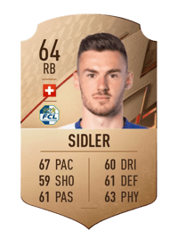 Silvan Sidler Rare 64 OVR