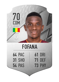 Mamadou Fofana Rare 70 OVR