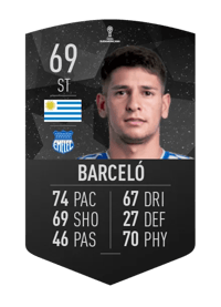 Facundo Barceló CONMEBOL SUDAMERICANA 69 OVR