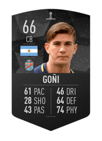 Gonzalo Goñi CONMEBOL SUDAMERICANA 66 OVR