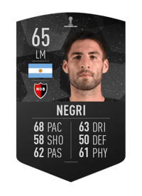 Franco Negri CONMEBOL SUDAMERICANA 65 OVR