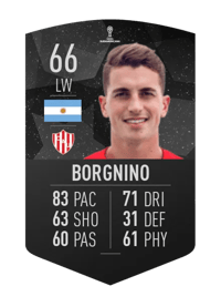 Marco Borgnino CONMEBOL SUDAMERICANA 66 OVR