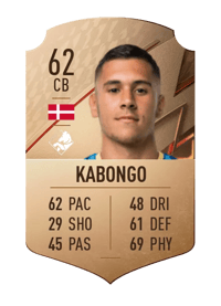 Joel Kabongo Rare 62 OVR