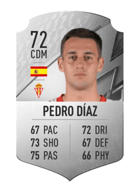 Pedro Díaz Rare 72 OVR