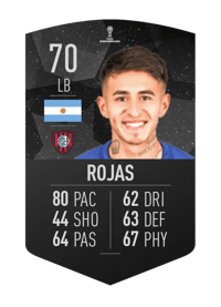 Gabriel Rojas CONMEBOL SUDAMERICANA 70 OVR