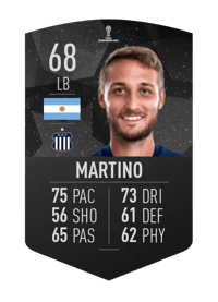 Ángelo Martino CONMEBOL SUDAMERICANA 68 OVR