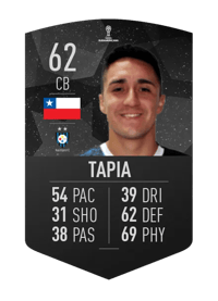 Ignacio Tapia CONMEBOL SUDAMERICANA 62 OVR