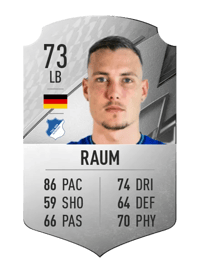 David Raum Rare 73 OVR