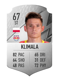 Patryk Klimala Rare 67 OVR