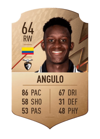 Iván Angulo Rare 64 OVR