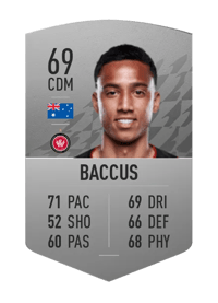 Keanu Baccus Common 69 OVR