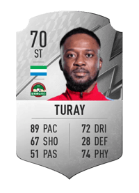 Mohamed Buya Turay Rare 70 OVR