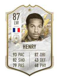 Thierry Henry Icon 87 OVR