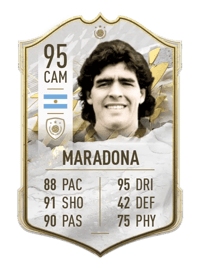 Diego Maradona Icon 95 OVR