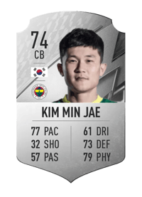 Kim Min Jae Rare 74 OVR