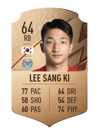 Lee Sang Ki Rare 64 OVR