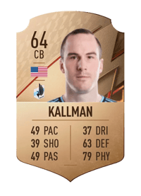 Brent Kallman Rare 64 OVR