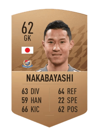 Hirotsugu Nakabayashi Common 62 OVR
