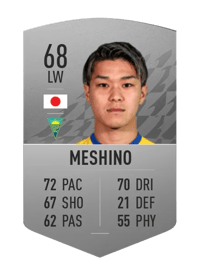 Ryotaro Meshino Common 68 OVR