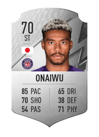 Ado Onaiwu Rare 70 OVR