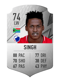Luther Singh Rare 74 OVR