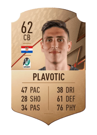 Tin Plavotic Rare 62 OVR