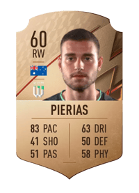 Dylan Pierias Rare 60 OVR