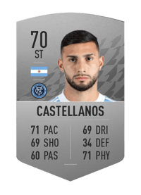 Valentin Castellanos Common 70 OVR