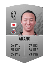 Takuma Arano Common 67 OVR