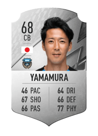 Kazuya Yamamura Rare 68 OVR