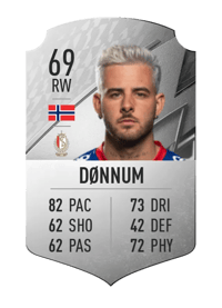 Aron Dønnum Rare 69 OVR