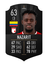 Miguel Nazarit CONMEBOL LIBERTADORES 63 OVR