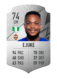 Chidera Ejuke Rare 74 OVR