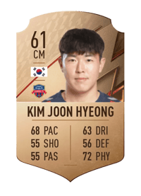 Kim Joon Hyeong Rare 61 OVR