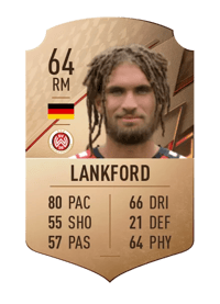 Kevin Lankford Rare 64 OVR