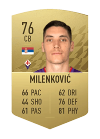 Nikola Milenković Common 76 OVR