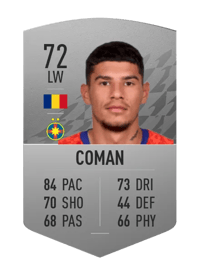 Florinel Coman Common 72 OVR