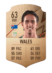 Lachlan Wales Rare 63 OVR