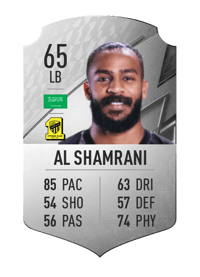 Hamdan Al Shamrani Rare 65 OVR