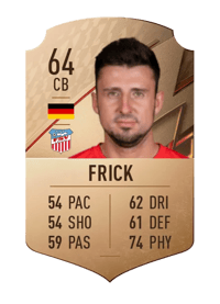 Davy Frick Rare 64 OVR