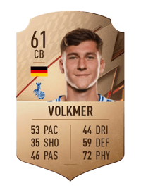 Dominic Volkmer Rare 61 OVR