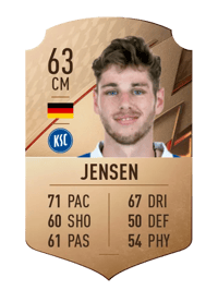Leon Jensen Rare 63 OVR