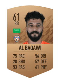 Mohammed Al Baqawi Common 61 OVR