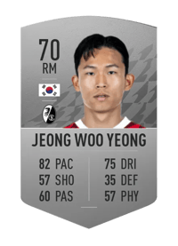 Jeong Woo Yeong Common 70 OVR
