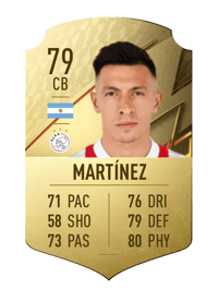 Lisandro Martínez Rare 79 OVR