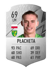 Przemysław Płacheta Rare 69 OVR