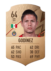 José de Jesús Godínez Rare 64 OVR