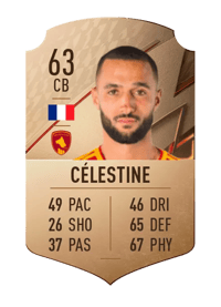 Julien Célestine Rare 63 OVR