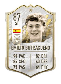 Emilio Butragueño Icon 87 OVR